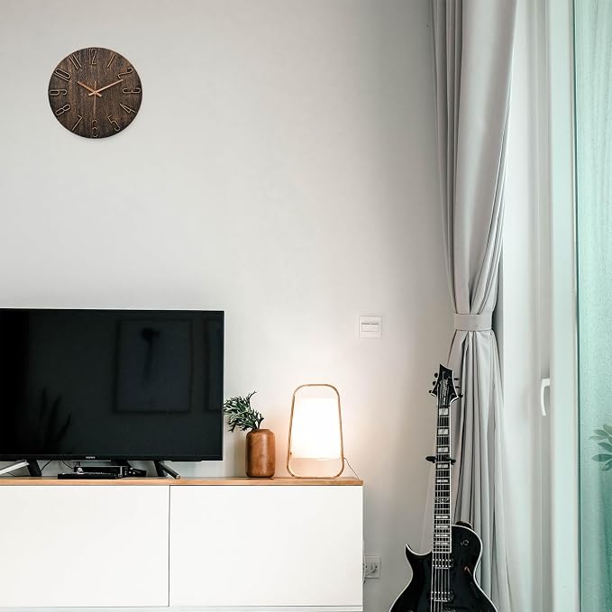 Wall Clock, Silent Clock, Wall Clocks Battery Operated， 12 inch Modern Wall - Image 7