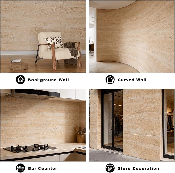3D Wall Panels - 1PCS 7.9"x11.8" Faux Stone Wall Covering - MCM Modified Clay - Image 4