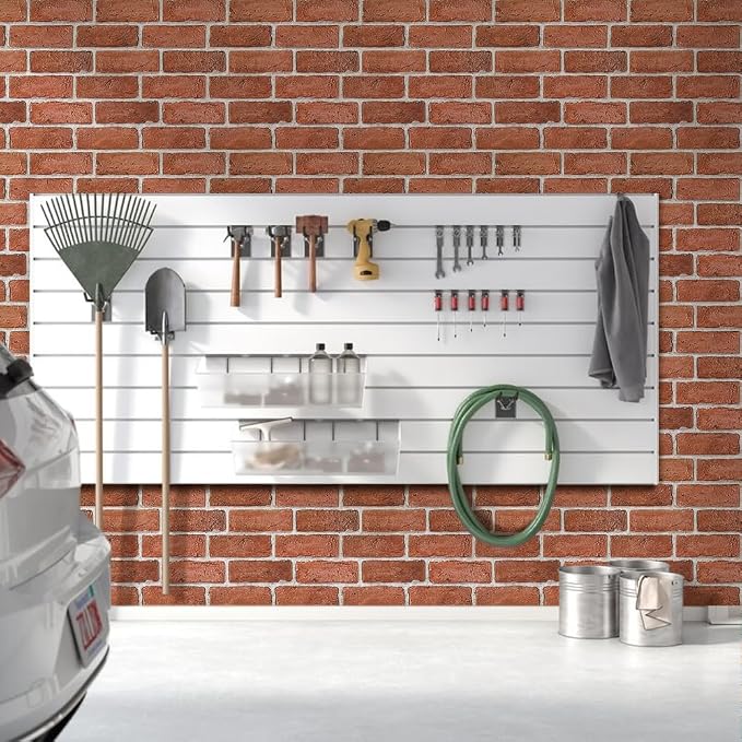 3D Faux Brick Wall Panels Peel and Stick, Small Brick-Look Textured Wall Sticker - Image 12