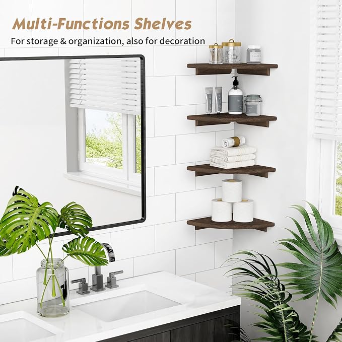 Forbena Floating Corner Shelves - Image 7