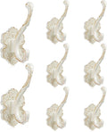 Zonon 8 Pcs White Wall Hooks Set Vintage Coat & Towel Hooks by Zonon