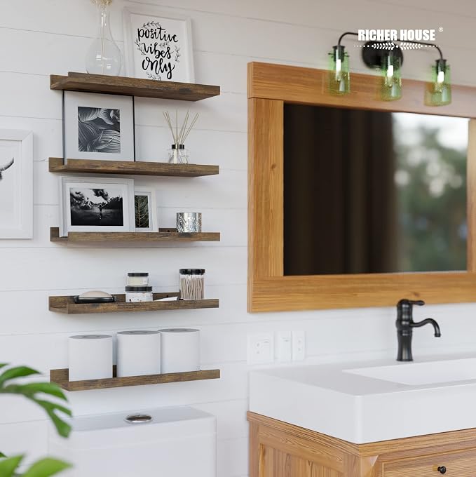 RICHER HOUSE 5 Set Floating Shelves - Image 5