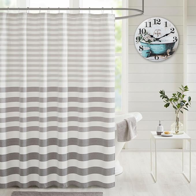 Bathroom Wall Clock, Rustic Style Waterproof Glass Shower Clock Wall Clock - Image 6