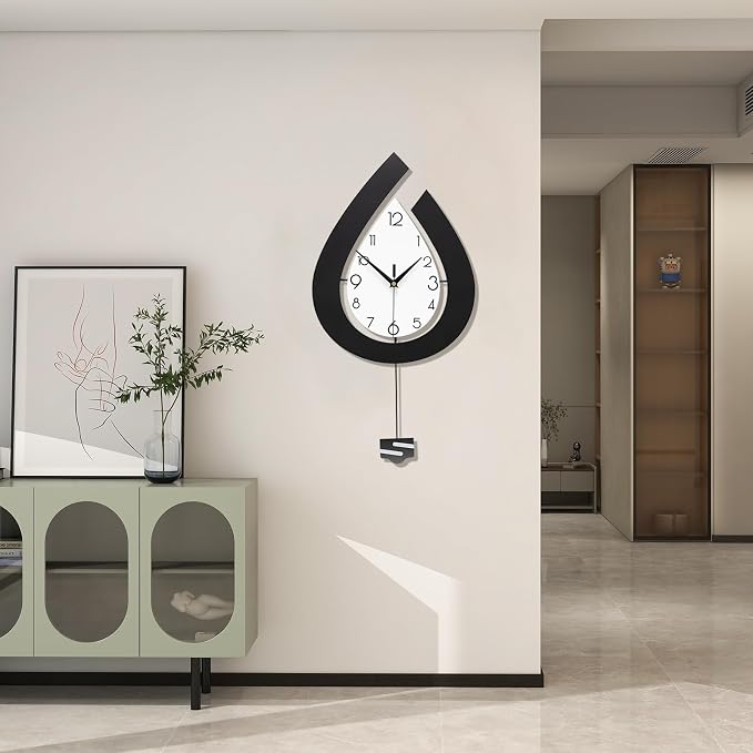 Large Wall Clock for Living Room Decor Big Decorative Pendulum Modern Wall - Image 2