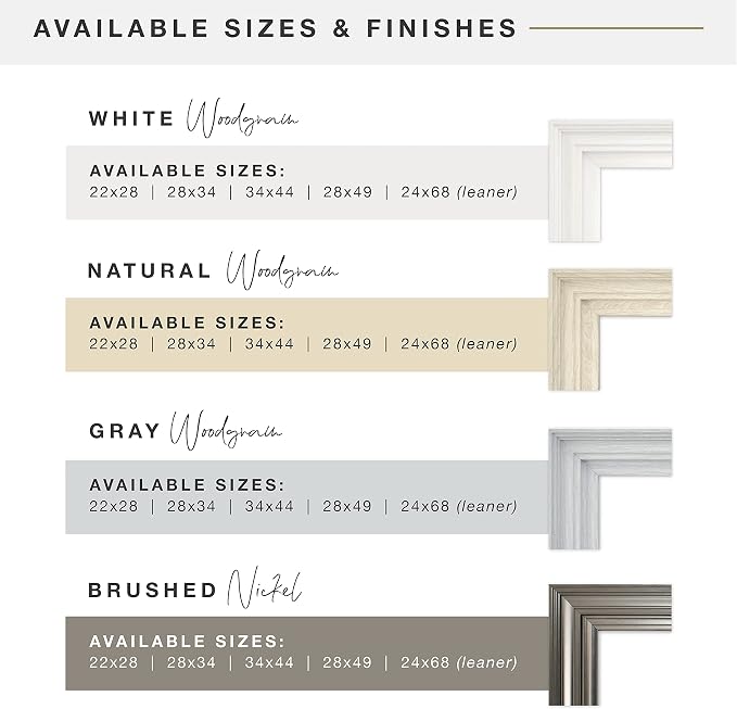 MCS Ezra 34.66x44.66 Large Wall Mirror, Vertical & Horizontal Wall Hanging - Image 5