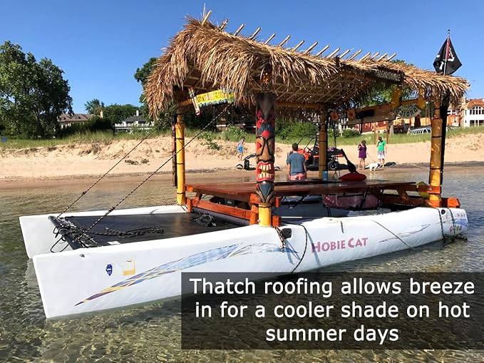 Forever Bamboo Mexican Palm Thatch Roof Runner Roll - Image 10