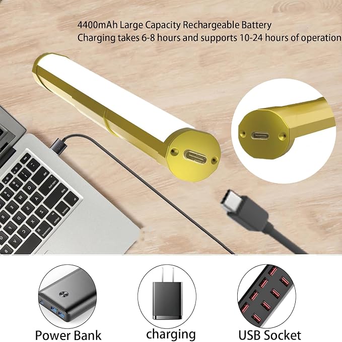 MIOBLUE Picture Light with Remote and Timer, 13.8in Rechargeable Picture Light - Image 6