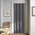 NICETOWN Grey Blackout Doorway Curtain 80 inch Length, Grommet Room Darkening by NICETOWN