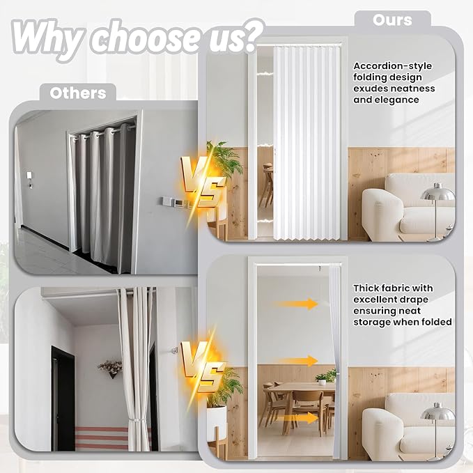 AJAZZ Blackout Magnetic Door Curtain - Image 6