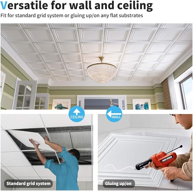 Art3d PVC Ceiling Tiles - Image 6