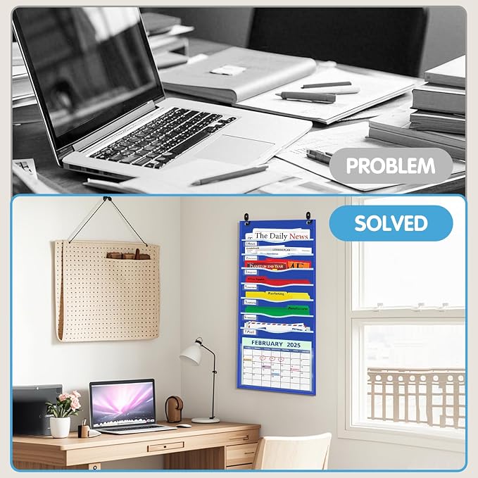 ALSLEA 15" Extra Wide Hanging File Organizer - Image 2