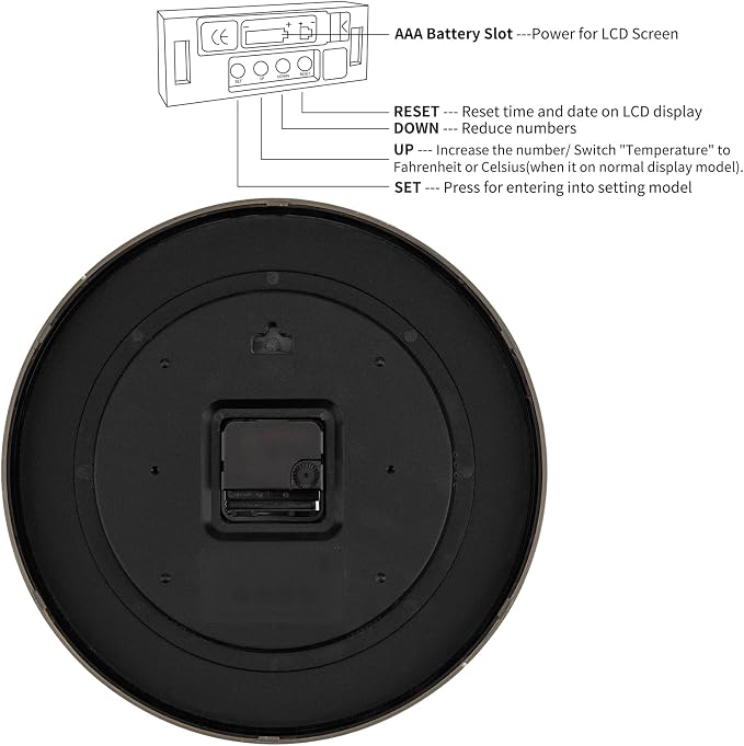Foxtop Digital and Analog Learning Clock - Image 9