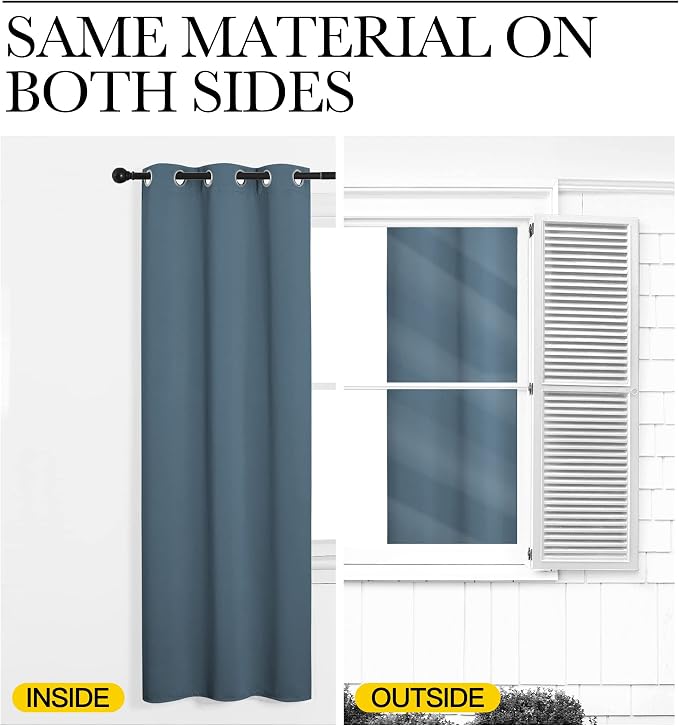 NICETOWN Room Darkening Curtains - Image 5