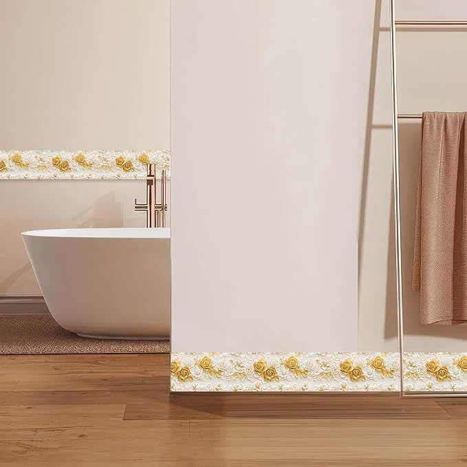 HOMETITUTE Wallpaper Border 4x196 Inch Peel and Stick Wall Border Wallpaper - Image 7