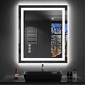 LOAAO 30"X36" LED Bathroom Mirror by LOAAO