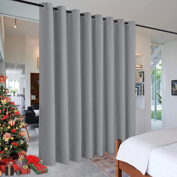 RYB HOME Portable Room Divider Curtains Energy Saving Noise Reducing Drapes by RYBHOME