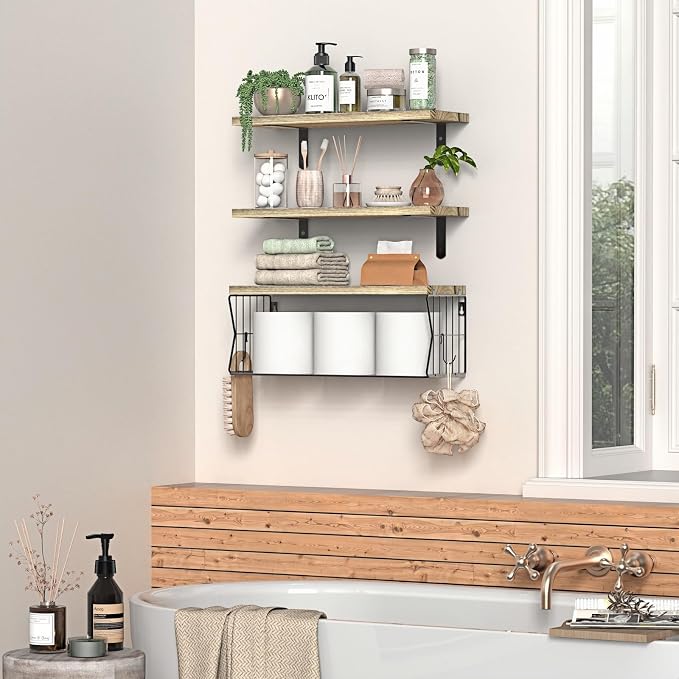Floating Bathroom Shelves Wall Mounted - Image 4
