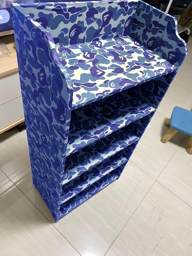 Self-Adhesive Vinyl Blue Camouflage Contact Paper Peel and Stick Camouflage - Image 3