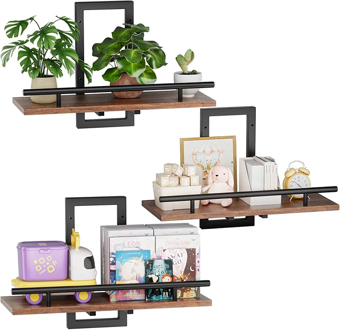 Sbosbo Floating Shelves for Wall, Plant Shelf Indoor, Wall Planters for Indoor by SBOSBO