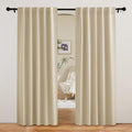 RYB HOME Blackout Curtains for Living Room, Privacy Thermal Insulating Window by RYBHOME