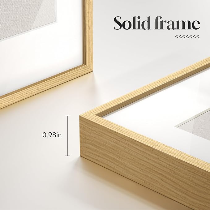 Framed Neutral Abstract Landscape Wall Art - Image 5