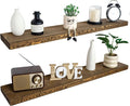 BGMG Floating Shelves 54 inch Long, Distressed Rustic Wooden Wall Shelves by BGMG