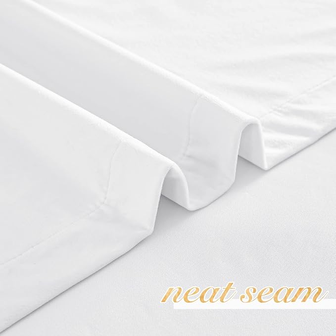 NICETOWN White Velvet Curtains 63 inches - Image 6