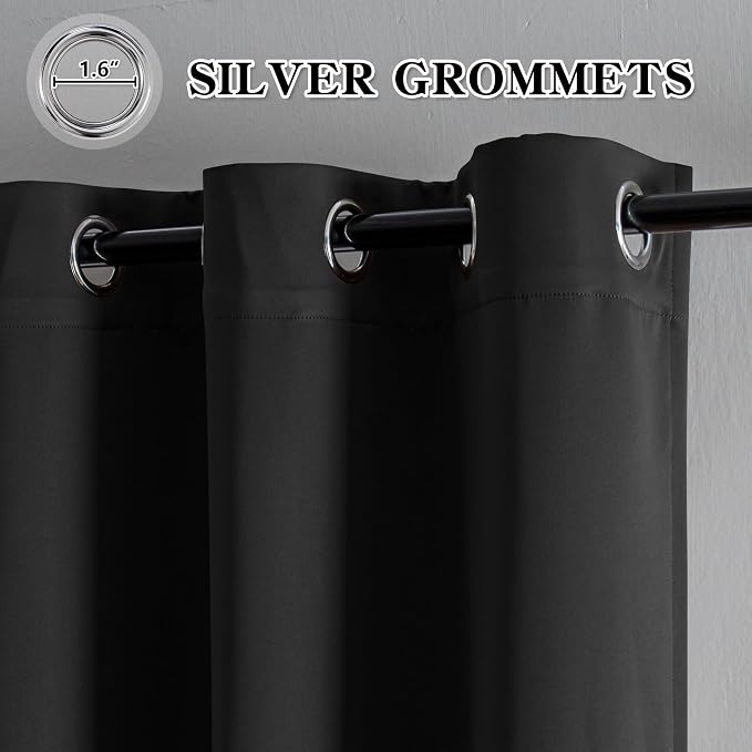 IGEMAEVE Custom Curtains for Living Room 1 Panel, Grommet Light Blocking Drapes - Image 2