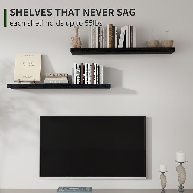 Marsmiles Wood Floating Shelves - Image 4