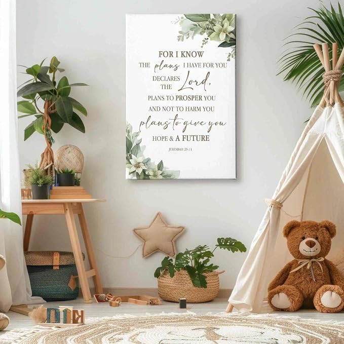HIWX Christian Bible Verses Wall Decor, - Image 4