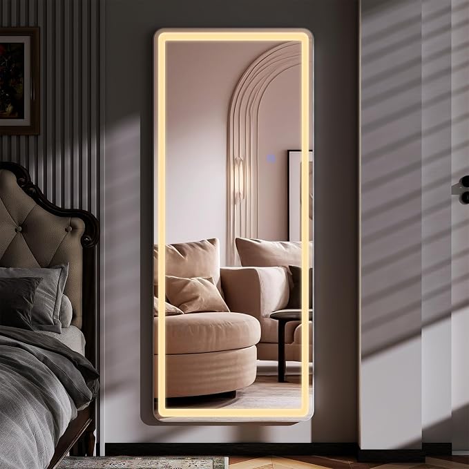 60"x16" LED Full Length Mirror – Standing Floor Mirror - Image 7