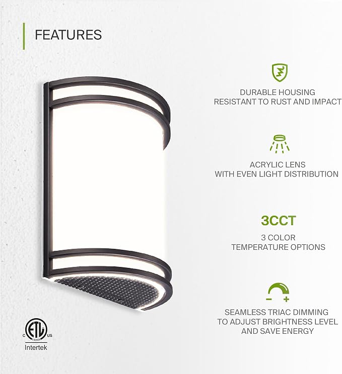 ASD LED Indoor Wall Mount Light Fixture - Image 3