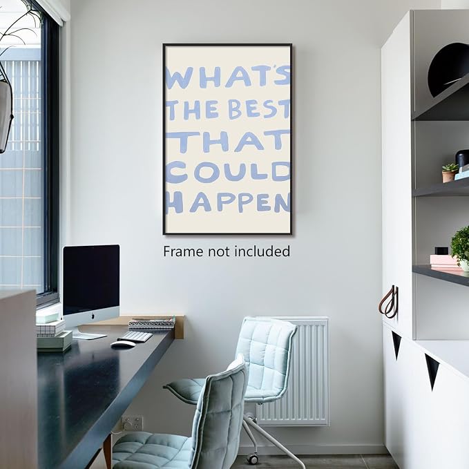 Yaasilinage Daily Reminder Positive Canvas Wall Art, Positive Affirmations Wall - Image 5
