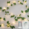 suddus Vine with Fairy Lights Battery Operated, 13.1ft 40 LED Pothos String by SUDDUS