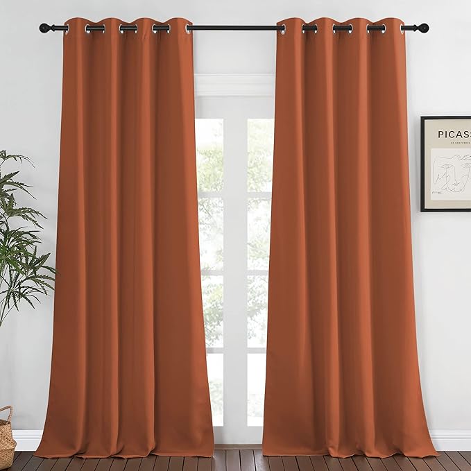 NICETOWN Blackout Living Room Curtain 108 inches Length by NICETOWN