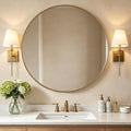 WallBeyond Round Wood Mirror by WallBeyond