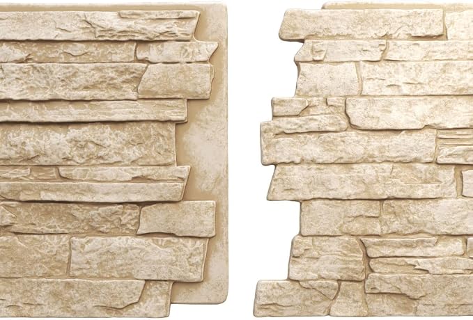 Ekena Millwork 49"W x 25 1/2"H x 1 1/4"D Acadia Ledge Stacked Stone, StoneWall - Image 8