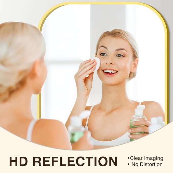 FICTOR Bathroom Vanity Mirror for Wall, 2 Pack 26" x 38" Rectangle Bathroom - Image 5