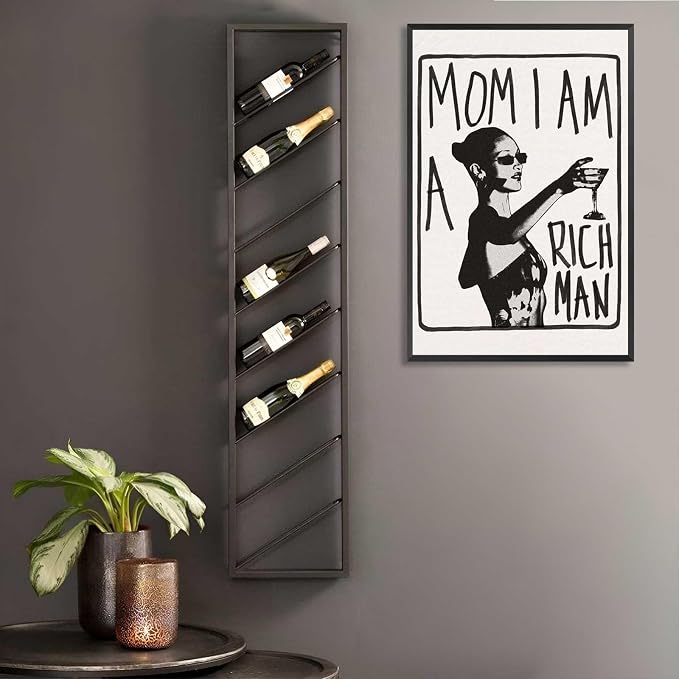 Mom I Am A Rich Man Aesthetic Retro Music Goblet Poster Feminist canvas Wall - Image 6