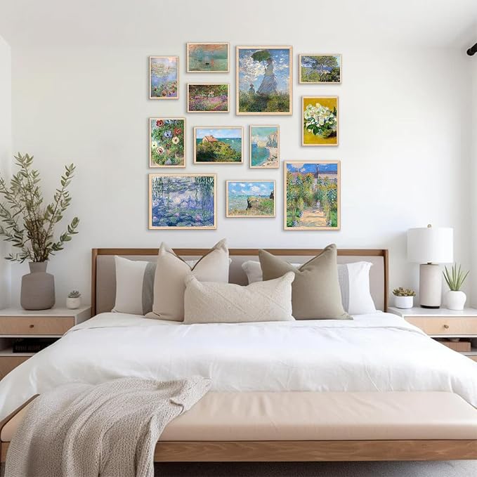 KBKBART Claude Monet Eclectic Wall Art, Monet Prints - Image 5