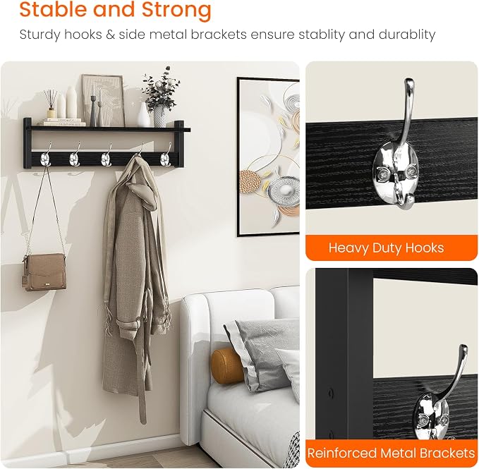 Homode Coat Rack Wall Mount - Image 4