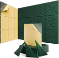 12 Pack Acoustic Panels with Self-Adhesive, Sound Panels High Density, by ROOME