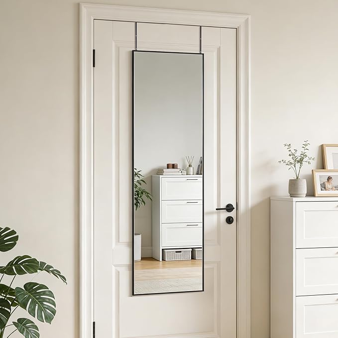 Ruomeng 48x14 Inch Full Length Door Hanging Mirror, Rectangle Full Body Mirror - Image 2