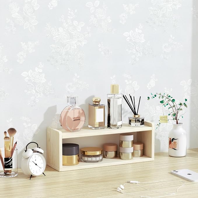 White Wallpaper Silk Embossed Floral White Contact Paper - Image 7