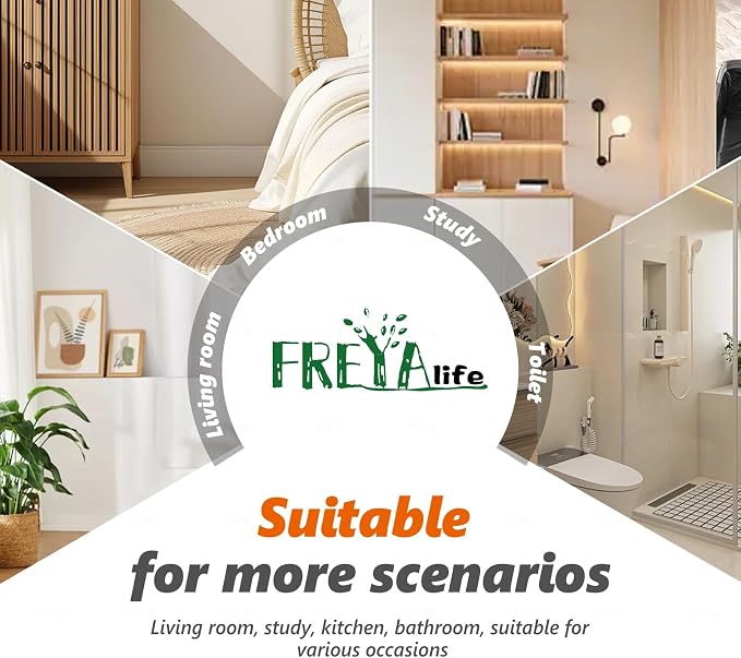 Freyalife 1Pcs Fake Plants Eucalyptus, Artificial Potted Faux Hanging Plants - Image 5
