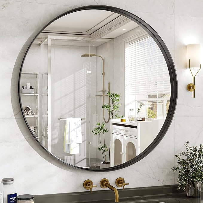 36 Inch Round Bathroom Mirror - Image 7