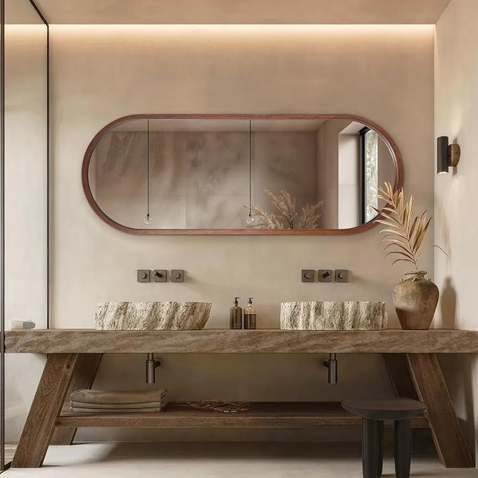Oval Full Length Mirror, Large Wall Mirrors - Image 2