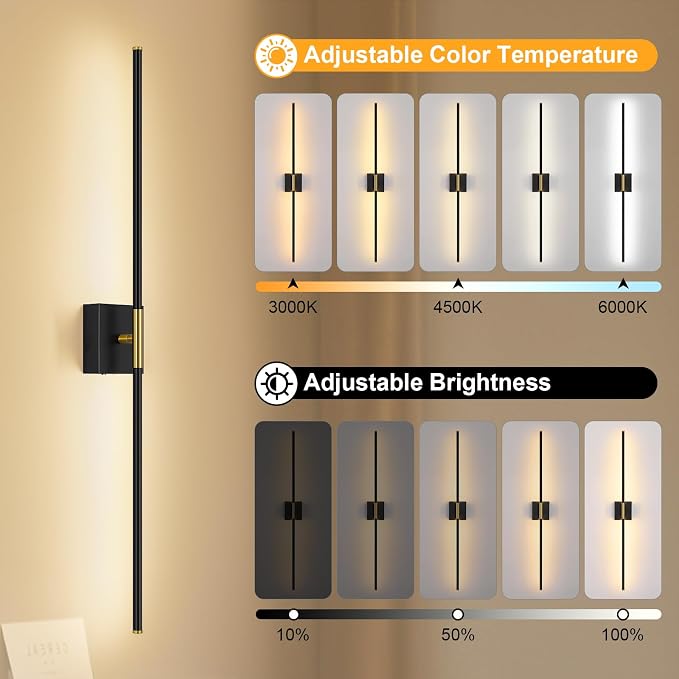 Battery Operated Wall Sconce Set of Two - Image 3