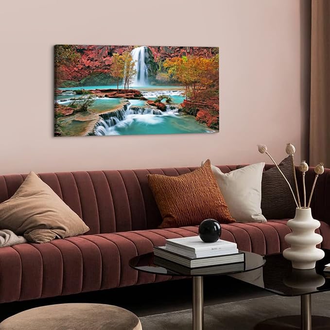 Tropical Forest Wall Art Nature Mountain Pictures Wall Decor - Image 5