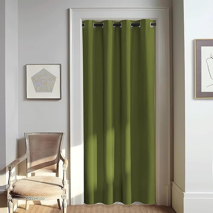 NICETOWN Door Curtain for Closet Doors 80 Inches Long 1 Panel, Room Divider by NICETOWN